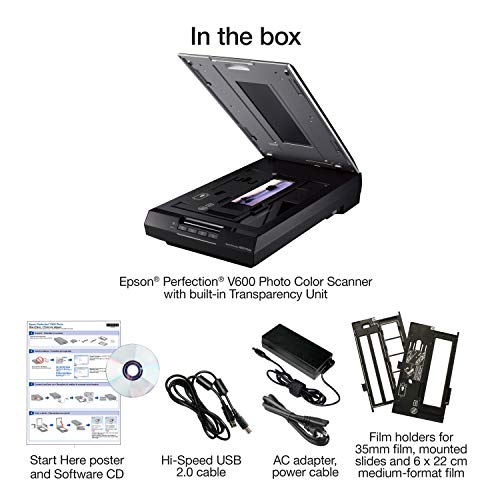 Epson Perfection V600 Color Photo, Image, Film, Negative & Document Scanner
