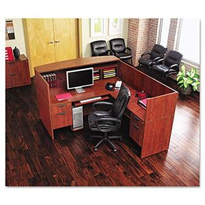 United Stationary Alera Valencia Series Straight Desk Shell, 71w X 35 1/2d X 29 5/8h, Med Cherry