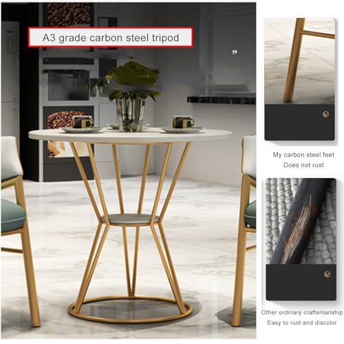 YUZES Office Reception Room Club Table and Chair Set - Light Color