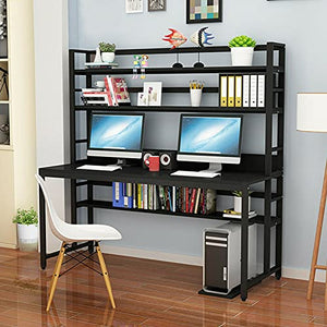ADHW Home Student Study Computer Desk w/Bookcase Office Writing Table Workstation