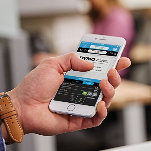 DYMO LabelWriter Wireless Label Printer | Direct Thermal Printer, Great for Shipping, Warehouse Labels, Name Badges, Barcodes and More, Connect through Wi-Fi, For Home & Office Organization, Black