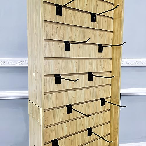 FixtureDisplays Double Sided Slatwall Rotating Display Floor Standing Rack - Model 10309-NPF