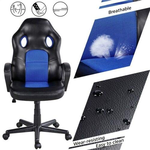 Simple Home Office Chair, Writing Desk and Office Corner Computer Desk Set for Office Bedroom