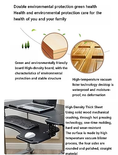 DADHI Gaming Desk with Mobile Lifting Bracket and Wheels