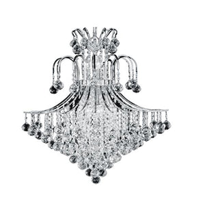 Artistry Lighting Toureg Collection Steel and Crystal Chandelier - Chrome Chrome