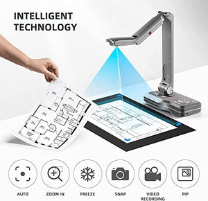 JOYUSING V508 8MP Document Camera for Teachers - VGA/HDMI/USB - Mac/Windows/Chromebook - Online Teaching & Web Conferencing