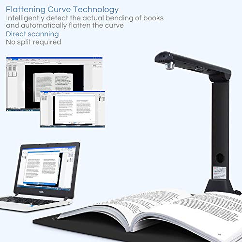 iCODIS X9 Book & Document Camera, 21MP High Definition Professional Book Document Scanner, Auto-Flatten & Deskew Tech, Capture Size A3, Smart Multi-Language OCR,SDK & Twain for Office and Education