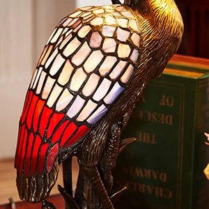 FASNA Art Deco Tiffany Hand-Made Table Lamp 20 Inch