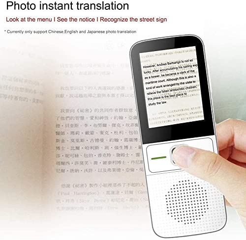 Language Translator Device Portable Instant Translator - WiFi/Hotspot/Offline - 137 Languages - Office Travel Abroad Learning