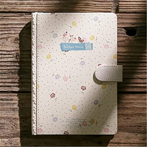 XSERNR Retro Floral Handbook Cute Girl Notebook Literature and Art Simple Style Handbook Diary Notebook Notepad Stationery (Color : Style E) wangdi (Color : Style D)