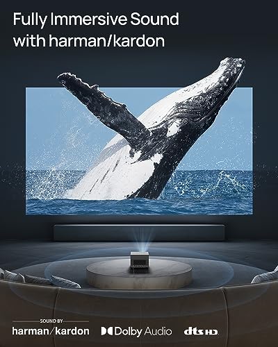 XGIMI HORIZON Ultra 4K Projector - Dolby Vision, Dual Light, Android TV 11, Harman Kardon Speakers - Home Theater Projector