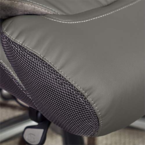 Serta Big and Tall Executive Office Chair with Smart Layers Gray