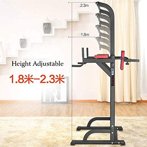 BZLLW Power Tower Pull Up Dip Station for Home Gym Adjustable Height Strength Training Workout Equipment