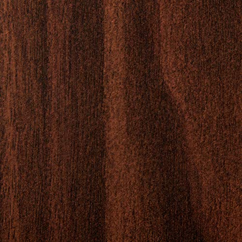 Lorell Single Left Pedestal Desk, 42 by 24 by 29-1/2-Inch, Black Walnut