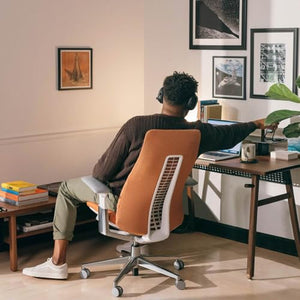 Haworth Fern Ergonomic Office Chair - Digital Knit Finish (Ember)