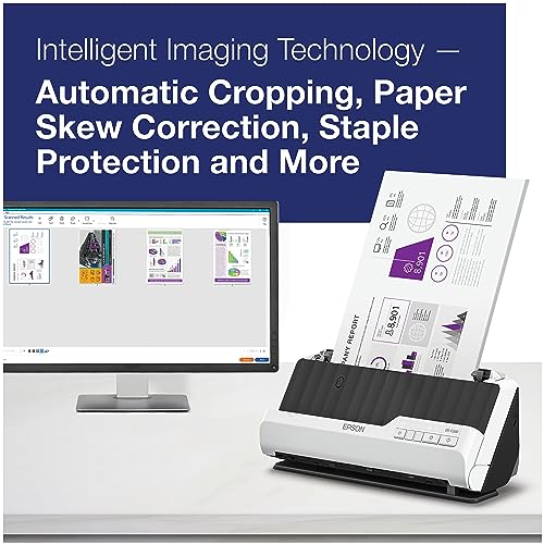 Epson DS-C330 Duplex Compact Desktop Document Scanner with ADF