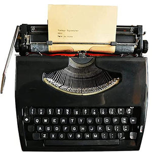 AALGO Vintage Manual Typewriter with Ribbon - Classic Retro Portable Typewriter for Note Taking and Letters