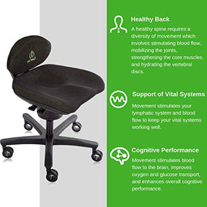 CC CoreChair Ergonomic Active-Sitting Office Chair | Patented Design for Core Strength and Posture