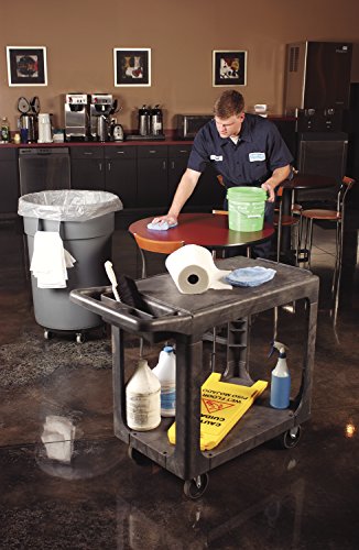 Carlisle FoodService Products Utility Cart, 500 lbs Capacity, 40" x 19" x 32-5/8", Gray