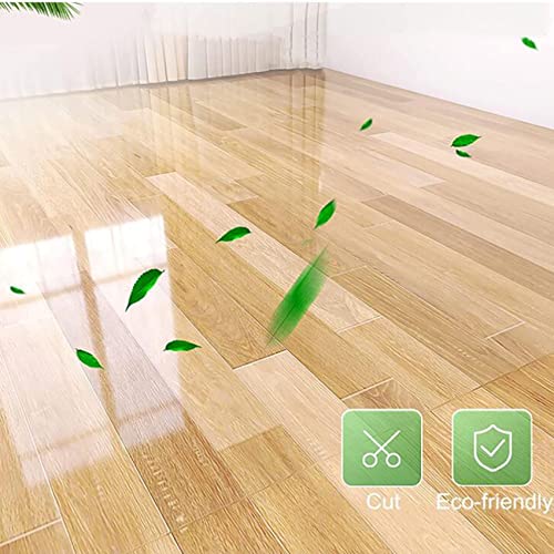 REMYSAOS Floor Protector PVC Transparent Chair Mat - Thick 1.5mm, Hardwood & Carpet, Non-Skid Waterproof Rug Runner, Customizable Sizes