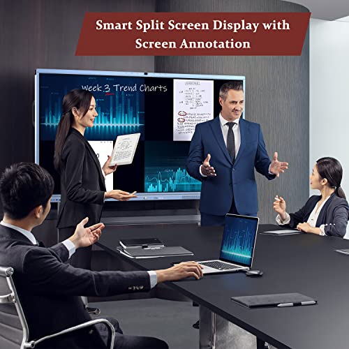 JYXOIHUB Smart Board Collaboration Hub, 65 Inch 4K Digital Whiteboard with Dual System and 20MP Camera