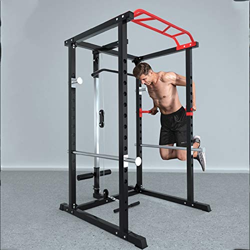 novi Power Rack, Multifunction Home Barbell Rack Adjustable Comprehensive Training Device Strength Training Equipment
