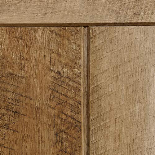 Sauder 422474 Adept Storage Cabinet, L: 36.61" x W: 16.81" x H: 71.02", Craftsman Oak finish