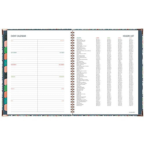 AT-A-GLANCE Academic Weekly / Monthly Planner, July 2018 - June 2019, 8-1/2" x 11", Hardcover, Badge Tile (6124T-905A)