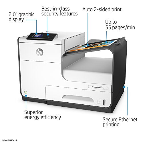 HP PageWide Pro 452dn Color Business Printer, 2-sided duplex printing & print security (D3Q15A)