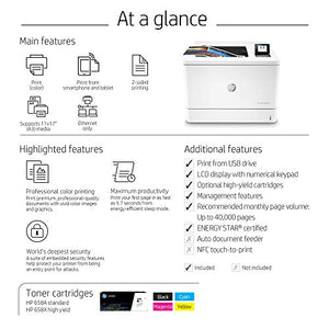 HP Color LaserJet Enterprise M751dn Printer with One-Year, Next-Business Day, Onsite Warranty (T3U44A)