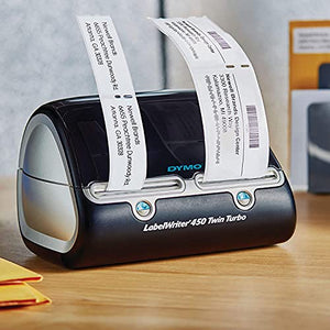 Generic LabelWriter 450 Twin Turbo Direct Thermal Label Printer - USB Connectivity, 71 Labels Per Minute, Monochrome Barcode Maker
