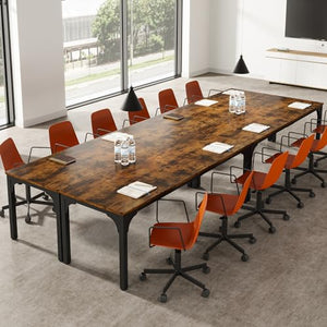 Trggivs 13FT Conference Table - Large Rectangle Meeting Seminar Desk