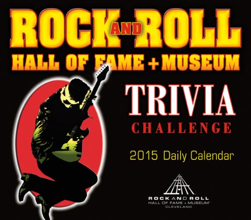 Rock and Roll Hall of Fame & Museum Trivia Challenge 2015 Boxed Calendar