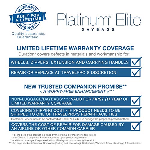 Travelpro Platinum Elite - 17-Inch Business Laptop Backpack, True Navy, 17.5-Inch