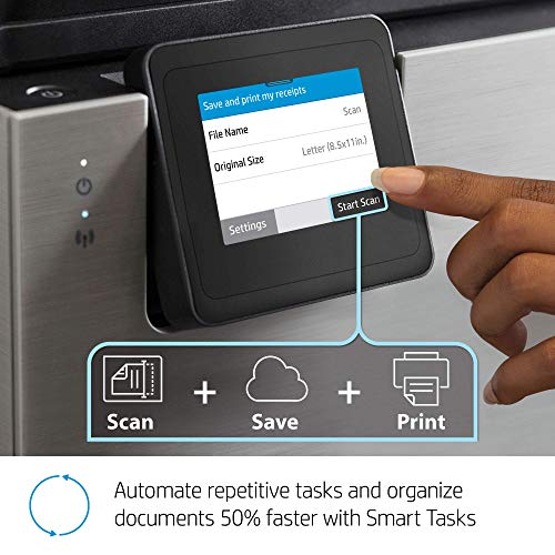 HP OfficeJet Pro Premier All-in-One Wireless Printer with Smart Tasks for Smart Office Productivity, 1KR54A, Grey (Renewed)