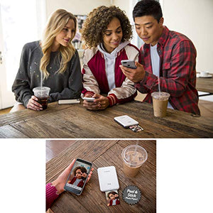Canon Ivy Mini Photo Printer, Portable Instant Phone Printer, Bluetooth, Gray Slate | Bundled with 2 x 3 inch Zink Photo Paper (20 Sheets), Mini Photo Printer Case, and HeroFiber Cleaning Cloth