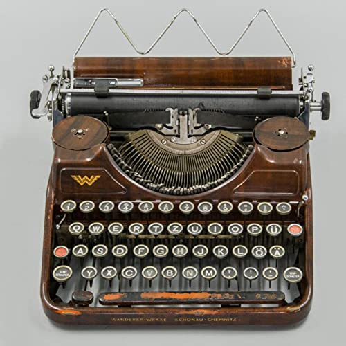 Amdsoc Antique Mechanical English Portable Typewriter - Collectibles/Gifts