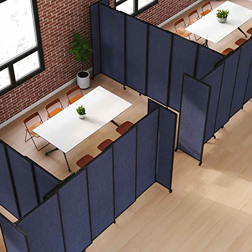 VERSARE Straightwall Sliding Portable Wall Partition | Freestanding Of ...