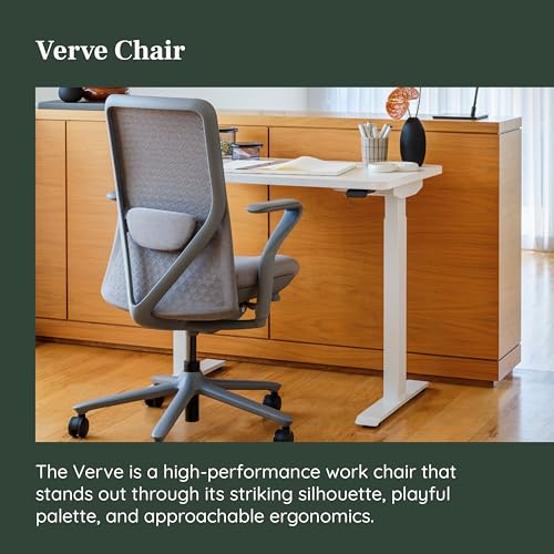 Branch Verve Chair - High Performance Executive Office Chair with Adjustable Lumbar Support - Lunar