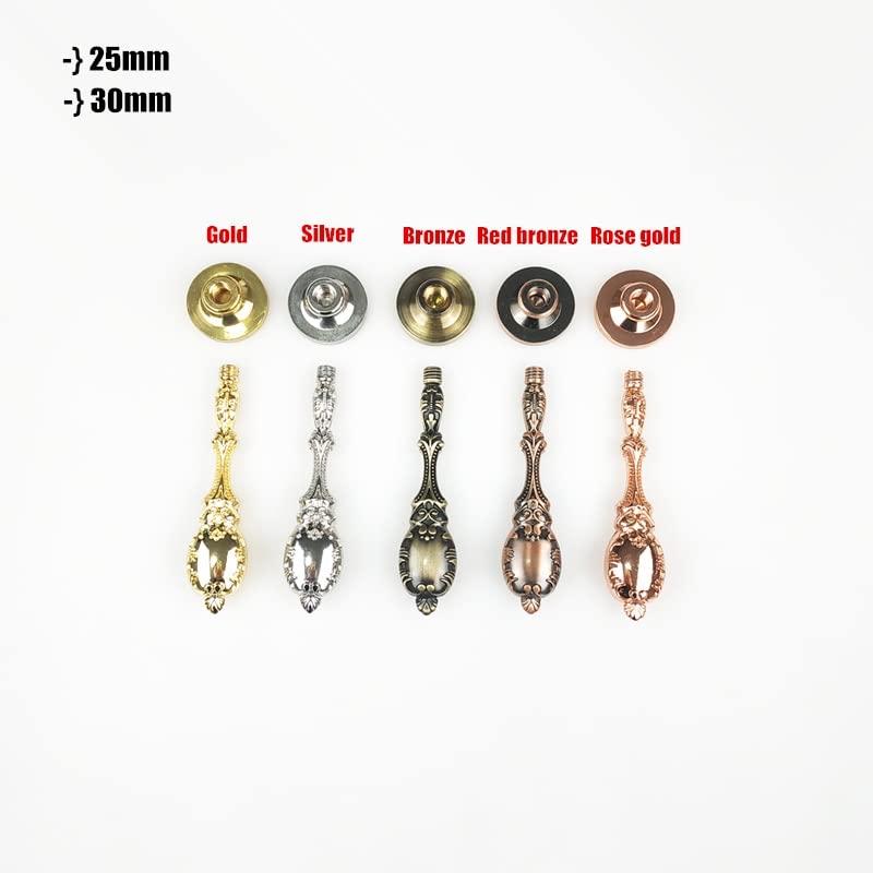 Personalized Wax Seal Stamp Set Stamp Color Selection (Color : 30mm Set)