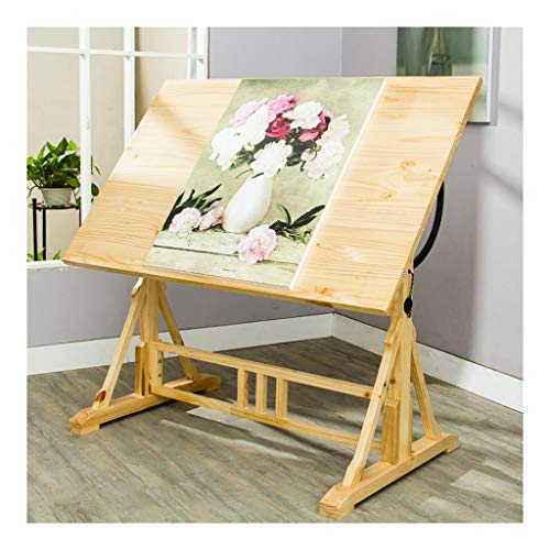 JDkilp Artist Table,with Adjustable Height for Art Design Drawing Writing Painting Crafting Drafting Work and Study