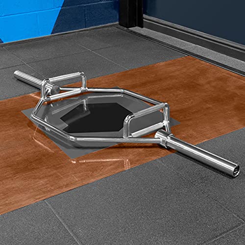 METIS 2" Olympic Hex Bar - 2 Inch Olympic Hex Deadlift Bar | Hex Olympic Bar for Shrugs, Farmers Walk & Deadlifts | Strength Training Equipment | Gym Equipment