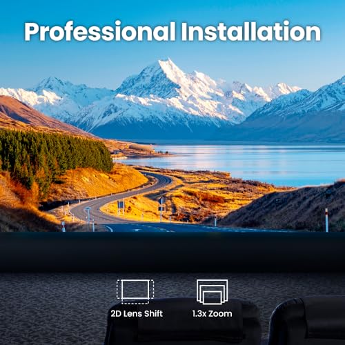 BenQ 4K HDR LED Smart Home Theater Projector | 3200lm | 100% DCI-P3 & 100% Rec.709 | Factory Calibration | Android TV with Netflix | 2D Lens Shift | Support HDR10+ | HDR10 | HLG