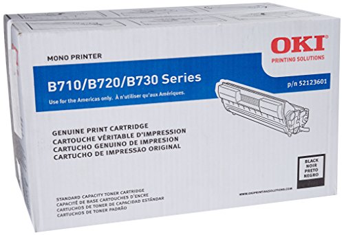 Oki 52123601 Toner Cartridge 15 000 Page-Yield Black