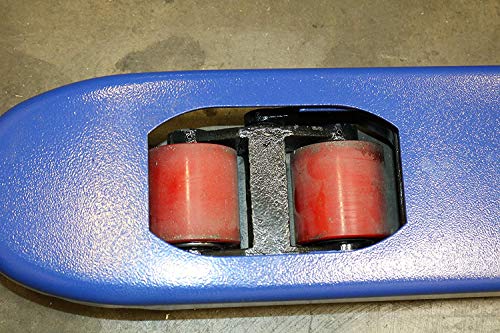 PRIME USA SCALES Pallet Jack Scale with Built-in Label Printer 5,000 x 1 lb Capacity 48"x27" Fork Size