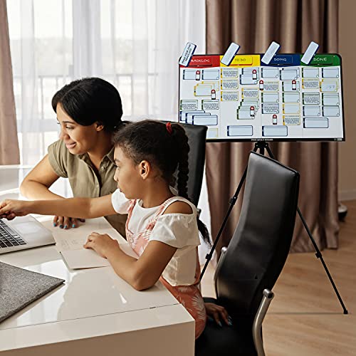 Kanban Board Magnetic, Scrum Board Magnetic Kit, Full Magnetic Project Management Board by pmxboard. 84 Piece Kanban Magnets, Kanban Cards, Scrum Cards Agile Kit. Project Planning Task Board Scrum Kit