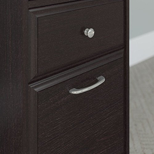 Cabot Writing Desk, Low Storage Cabinet with Doors and 2 Drawer File Cabinet