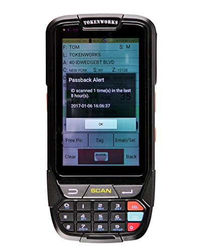 IDVisor Smart ID Scanner + All Software Upgrades, Charging Cradle and Extra Battery