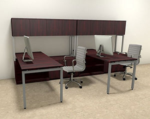 UTM Furniture Modern Executive Office Workstation Desk Set, OF-CON-S3