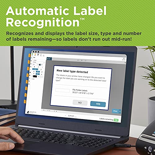 DYMO LabelWriter 5XL Label Printer, Automatic Label Recognition, Prints Extra-Wide Shipping Labels (UPS, FedEx, USPS) from Amazon, eBay, Etsy, Poshmark, and More, Perfect for eCommerce Sellers